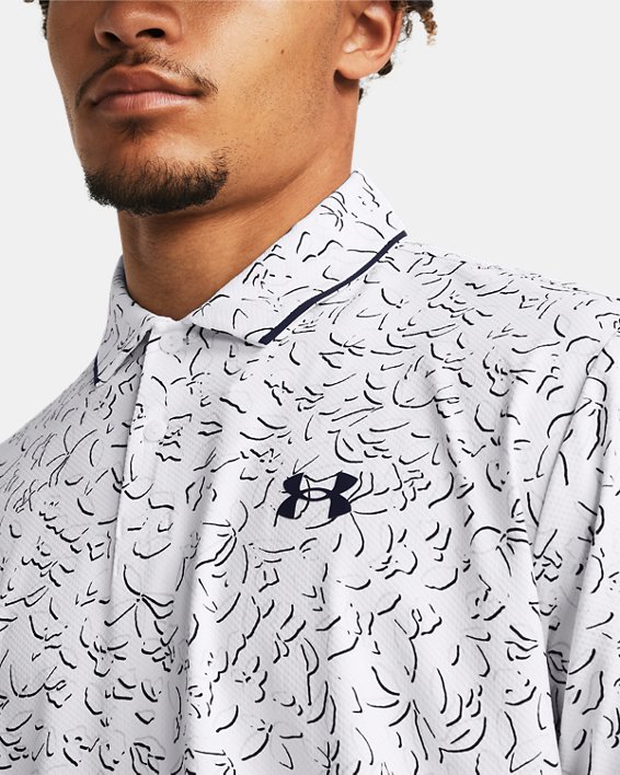 Men's UA Iso-Chill Verge Polo in White image number 3
